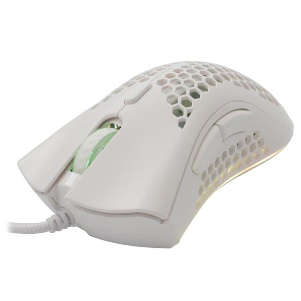 Baracuda CORAL játékos egér, 6D, 12800 dpi, fehér Baracuda CORAL játékos egér, 6D, 12800 dpi, fehér