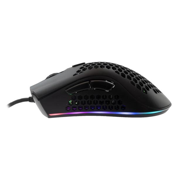 Baracuda CORAL játékos egér, 6D, 12800 dpi, fekete Baracuda CORAL játékos egér, 6D, 12800 dpi, fekete