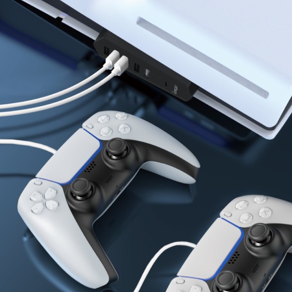 iPega P5S003 USB/USB-C HUB PS5 Slim/PS5 Pro Black iPega P5S003 USB/USB-C HUB PS5 Slim/PS5 Pro Black