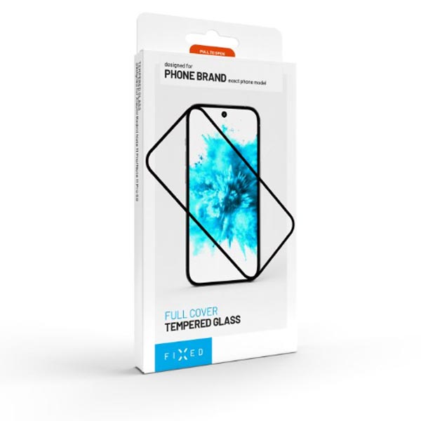 FIXED Full-Cover Edzett védőüveg Apple iPhone 16 Plus, fekete FIXED Full-Cover Edzett védőüveg Apple iPhone 16 Plus, fekete