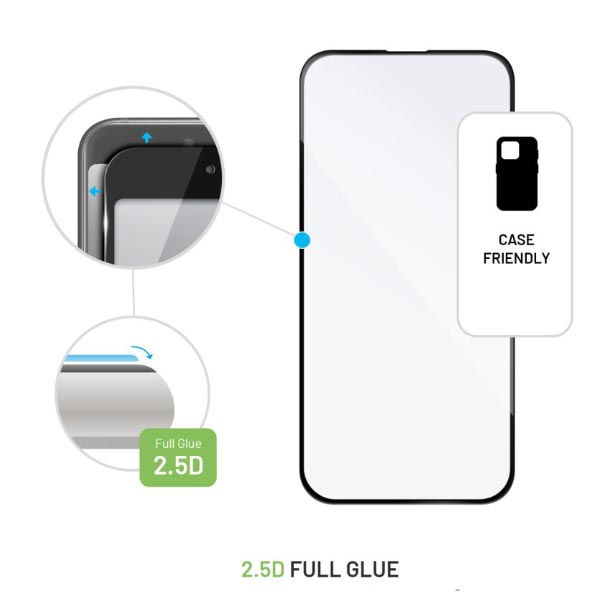 FIXED Full-Cover Edzett védőüveg Apple iPhone 16 Plus, fekete FIXED Full-Cover Edzett védőüveg Apple iPhone 16 Plus, fekete