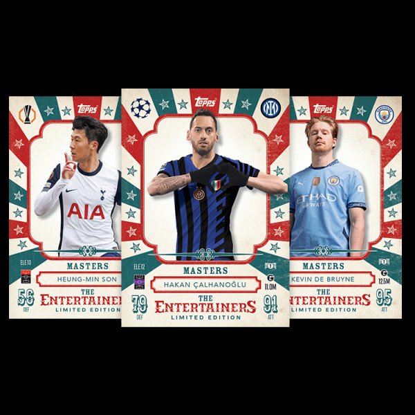Focikártyák Topps Match Attax TCG 2024/25 UCC Booster Tin 4 zöld Focikártyák Topps Match Attax TCG 2024/25 UCC Booster Tin 4 zöld