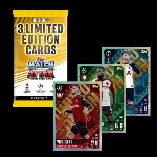 Focikártyák Topps Match Attax TCG 2024/25 UCC Mega Multipack Focikártyák Topps Match Attax TCG 2024/25 UCC Mega Multipack