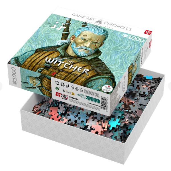 Good Loot Puzzle Game Art Chronicles The Witcher Geralt & Vincent van Gogh puzzle 1000 pcs Good Loot Puzzle Game Art Chronicles The Witcher Geralt & Vincent van Gogh puzzle 1000 pcs