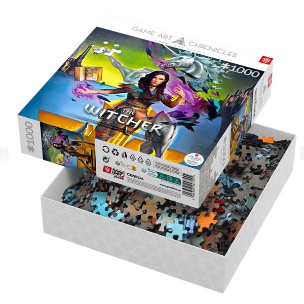 Good Loot Puzzle Game Art Chronicles The Witcher Yennefer & Salvador Dali 1000 pcs Good Loot Puzzle Game Art Chronicles The Witcher Yennefer & Salvador Dali 1000 pcs