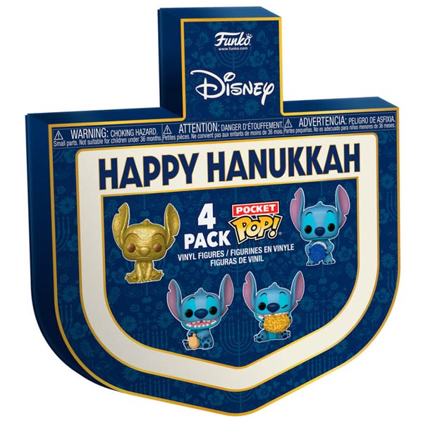 POP! 4-Pack: Disney Stitch Happy Hanukkah (Pocket POP!) POP! 4-Pack: Disney Stitch Happy Hanukkah (Pocket POP!)