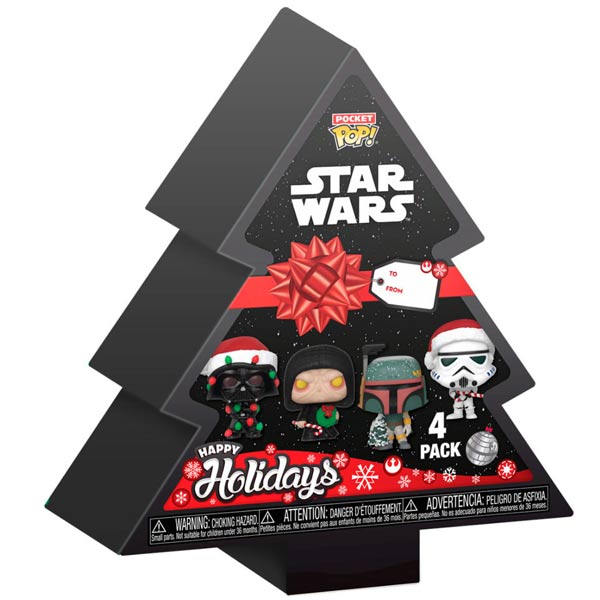 POP! 4-Pack: Tree Holiday Star Wars (Pocket POP!) POP! 4-Pack: Tree Holiday Star Wars (Pocket POP!)