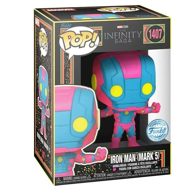 POP! Marvel: Iron Man MkV Blacklight (Special Edition) POP! Marvel: Iron Man MkV Blacklight (Special Edition)