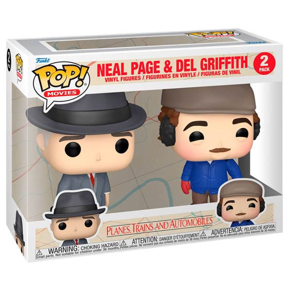 POP! Movies: Neal Page & Del Griffith (Planes Trains and Automobiles) 2-Pack POP! Movies: Neal Page & Del Griffith (Planes Trains and Automobiles) 2-Pack
