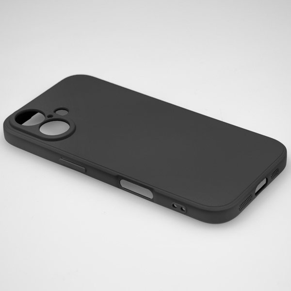 Szilikontok MobilNET Apple iPhone 16 Plus, fekete Szilikontok MobilNET Apple iPhone 16 Plus, fekete