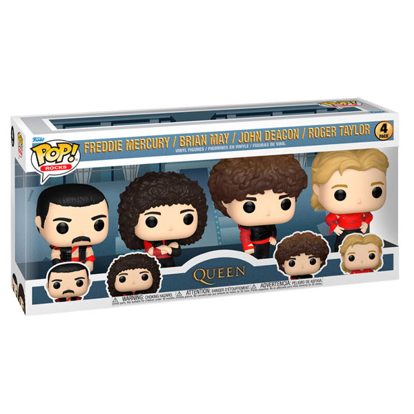 POP! Rocks: Freddie Mercury, Brian May, John Deacon, Roger Taylor (Queen) POP! Rocks: Freddie Mercury, Brian May, John Deacon, Roger Taylor (Queen)