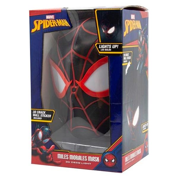 3D LED Light Spider-Man Miles Morales Face 3D (Marvel) 3D LED Light Spider-Man Miles Morales Face 3D (Marvel)