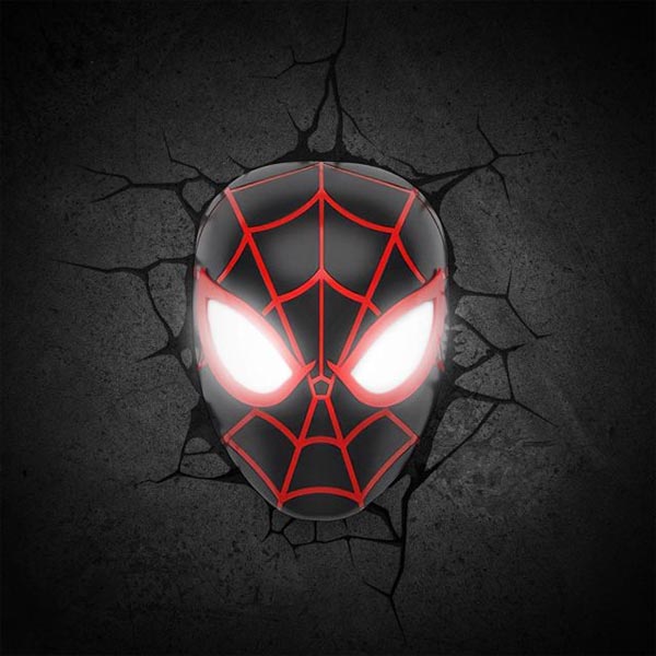 3D LED Light Spider-Man Miles Morales Face 3D (Marvel) 3D LED Light Spider-Man Miles Morales Face 3D (Marvel)