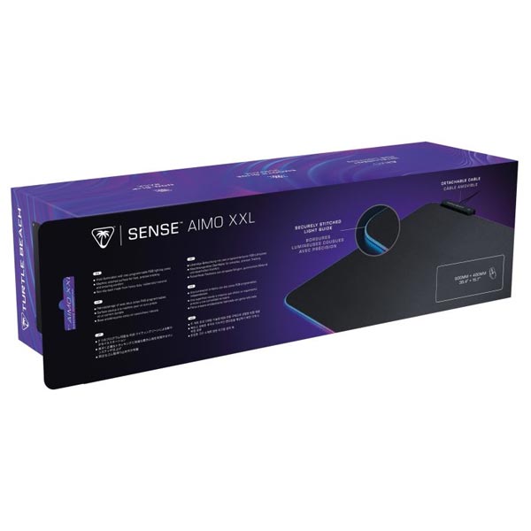 Turtle Beach Játékos egérpad Sense Aimo XXL RGB megvilágítással Turtle Beach Játékos egérpad Sense Aimo XXL RGB megvilágítással