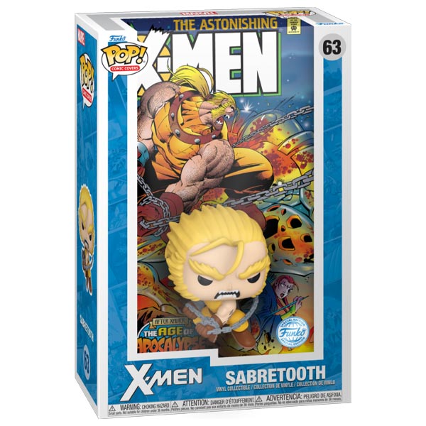 Pop! Comic Covers: X- Men Sabretooth (Marvel) Special Edition Pop! Comic Covers: X- Men Sabretooth (Marvel) Special Edition