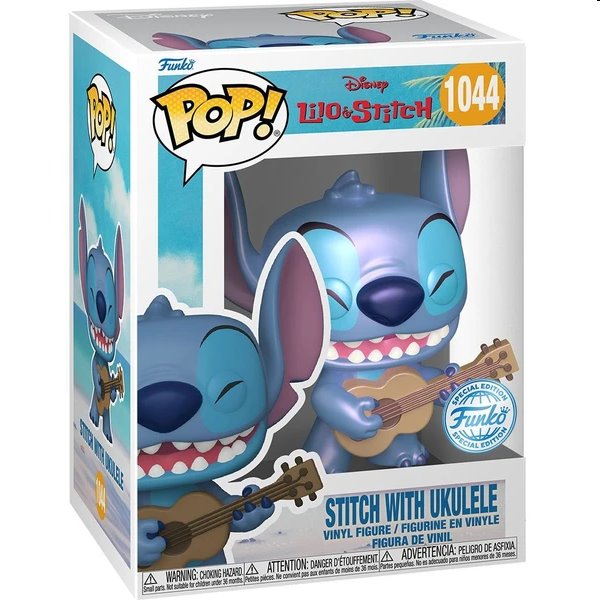 POP! Disney: Stitch with Ukelele (Lilo & Stitch) Special Edition Pearlescent POP! Disney: Stitch with Ukelele (Lilo & Stitch) Special Edition Pearlescent