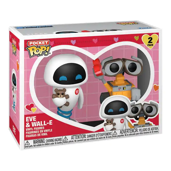 POP! Kulcstartó 2Pack Eve and Wall-E Valentine (Disney) POP! Kulcstartó 2Pack Eve and Wall-E Valentine (Disney)