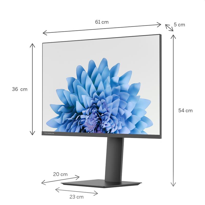 Thomson M27FB5C14 - 27" FHD, IPS, 100Hz, 5ms, 300cd, 1300:1, USB-C, HDMI, repro, 3Yr Thomson M27FB5C14 - 27" FHD, IPS, 100Hz, 5ms, 300cd, 1300:1, USB-C, HDMI, repro, 3Yr