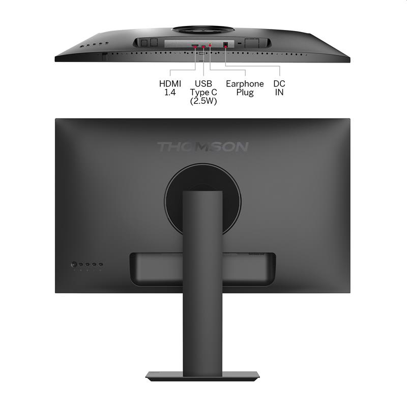 Thomson M27FB5C14 - 27" FHD, IPS, 100Hz, 5ms, 300cd, 1300:1, USB-C, HDMI, repro, 3Yr Thomson M27FB5C14 - 27" FHD, IPS, 100Hz, 5ms, 300cd, 1300:1, USB-C, HDMI, repro, 3Yr