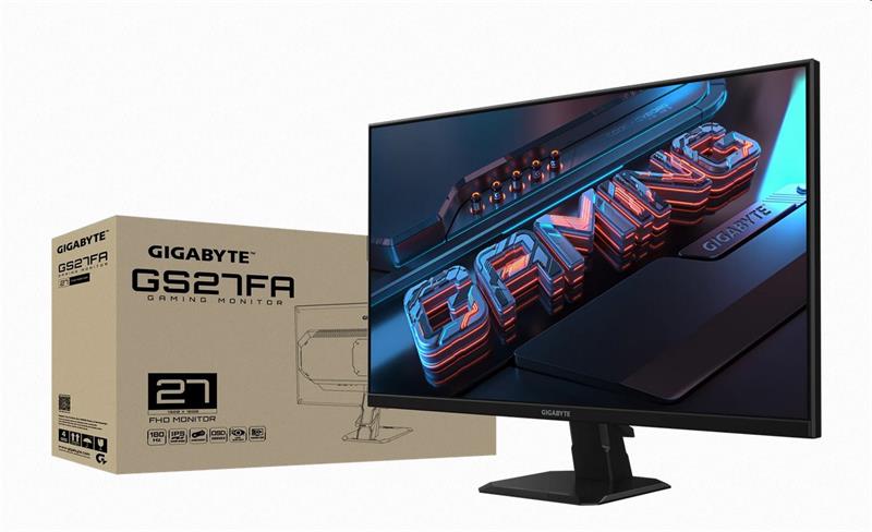 GIGABYTE LCD GS27FA GAMING Monitor 27" FHD 1920x1080 , IPS, 180Hz, 2xHDMI, DP GIGABYTE LCD GS27FA GAMING Monitor 27" FHD 1920x1080 , IPS, 180Hz, 2xHDMI, DP