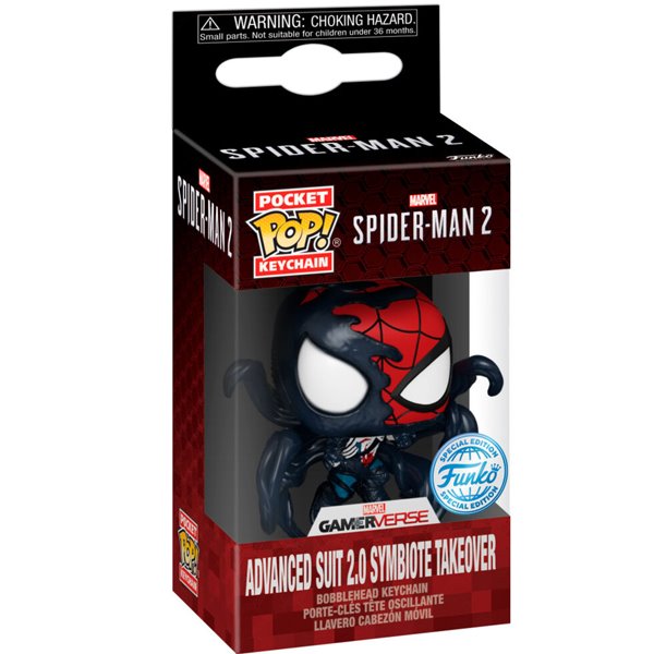 POP! Kulcstartó Spiderman Advanced Suit 2.0 Symbiote Takeover (Marvel) POP! Kulcstartó Spiderman Advanced Suit 2.0 Symbiote Takeover (Marvel)