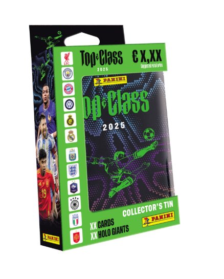 Panini Top Class 2025 pléhdobozban (pocket) Panini Top Class 2025 pléhdobozban (pocket)