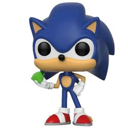 POP! Games: Sonic with Emerald (Sonic The Hedgehog) figura | pgs.hu