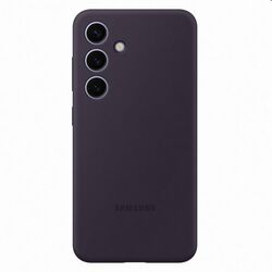 Silicone Cover tok Samsung Galaxy S24 számára, dark violet | pgs.hu