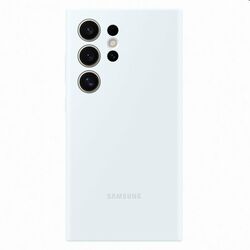 Silicone Cover tok Samsung Galaxy S24 Ultra számára, fehér | pgs.hu
