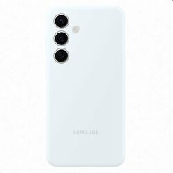 Silicone Cover tok Samsung Galaxy S24 számára, fehér | pgs.hu