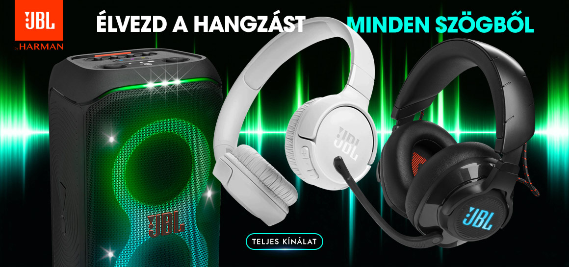 JBL – élvezd a hangzást minden szögből