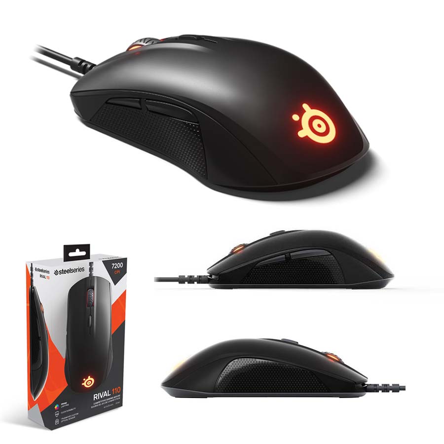 SteelSeries Rival 110, black