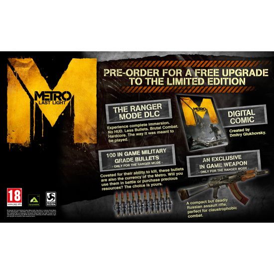 Metro: Last Light CZ (Limited Edition)