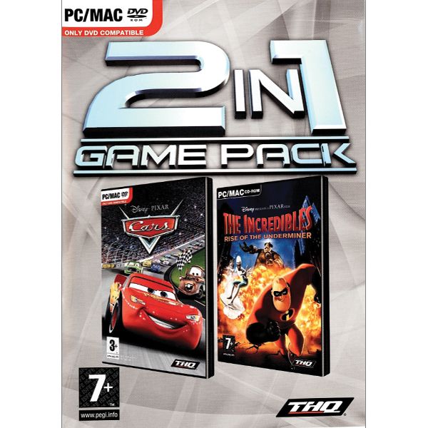 2 in 1 Game Pack: Cars + The Incredibles: Rise of the Underminer