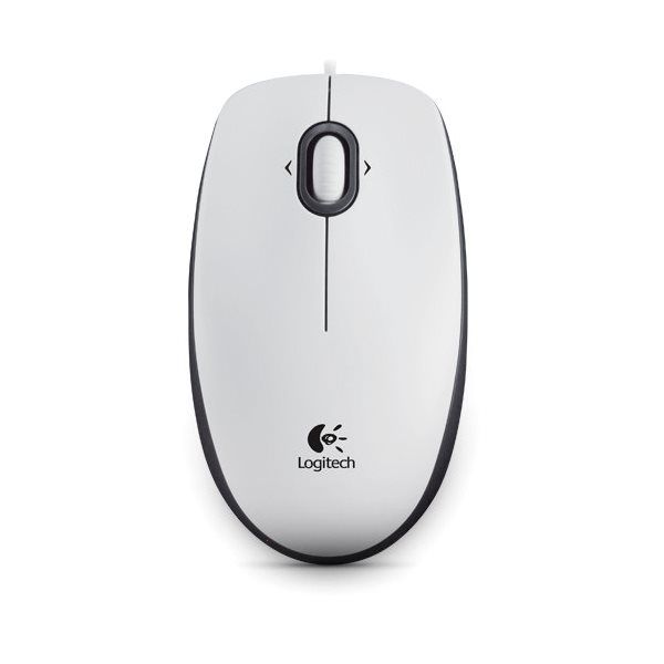 Irodai egér Logitech Optical USB Egér B100, fehér Irodai egér Logitech Optical USB Egér B100, fehér