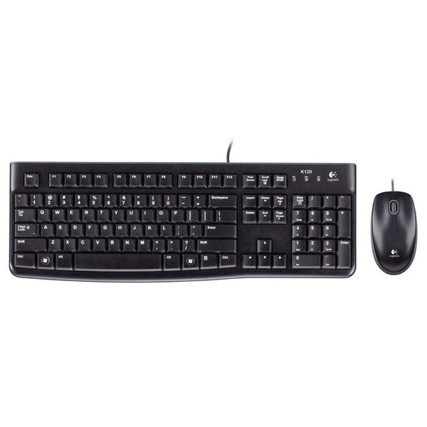 Logitech MK120 Vezetékes Billentyűzet és Egér Combo CZ kiosztás akciós termékkép 1