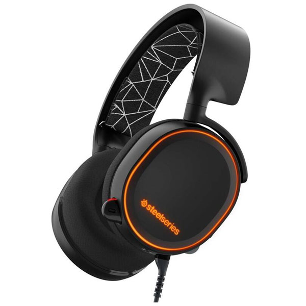 Steelseries Arctis 5 (2019 Kiadás) játékos fülhallgató, fekete