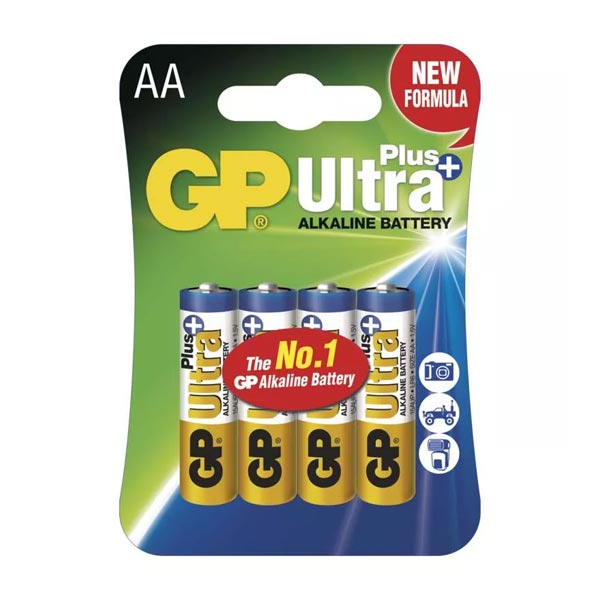 GP ULTRA PLUS AA (LR6) 4BL alkáli elem