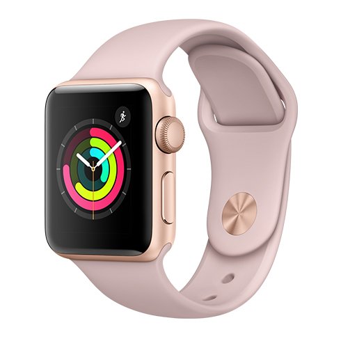 Apple Watch Series 3 GPS, 38mm | Gold, B kategória - használt, 12 hónap garancia