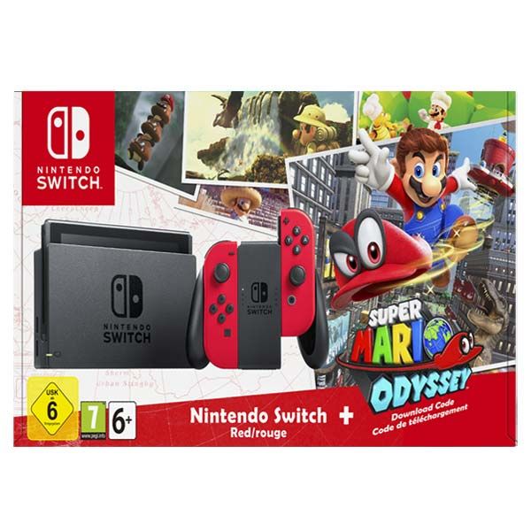 Nintendo Switch, red - BAZÁR (Használt termék , 12 hónap garancia) Nintendo Switch, red - BAZÁR (Használt termék , 12 hónap garancia)