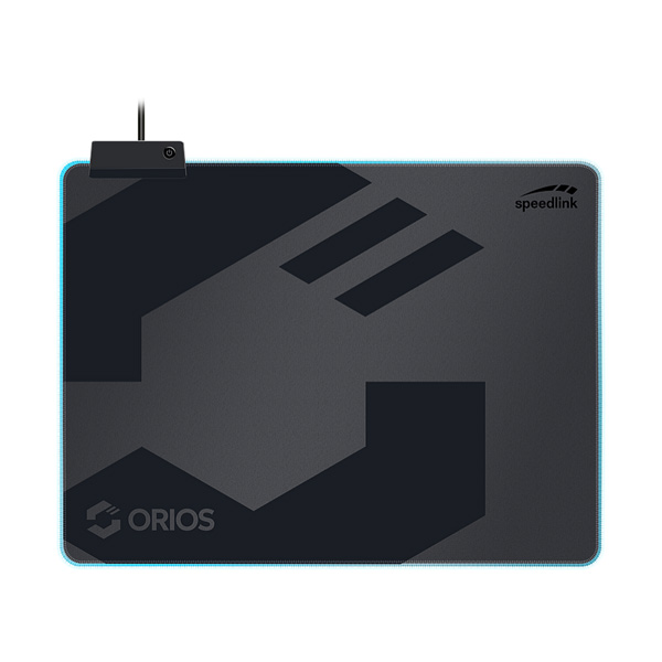 Speedlink Orios LED M Gaming Mousepad Soft, black