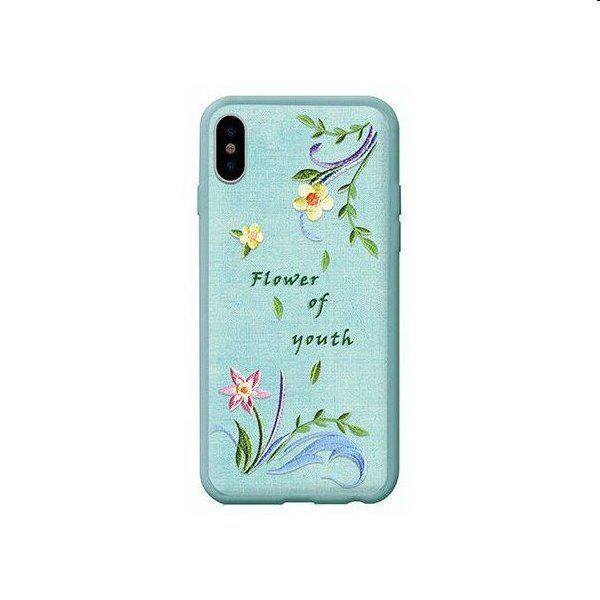 Devia Flower Embroidery Case tok iPhone X/XS számára