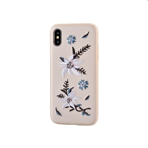 Devia Flower Embroidery Case tok iPhone X/XS számára