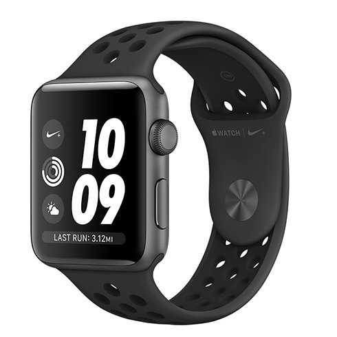 Apple Watch Nike+, Series 3, 42mm | Black, B osztály - használt, 12 hónapos garancia