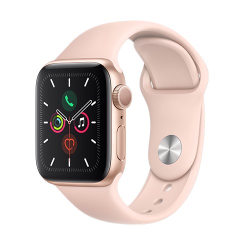 Apple Watch Series 5 GPS, 40mm | Gold Pink - új, bontatlan termék
