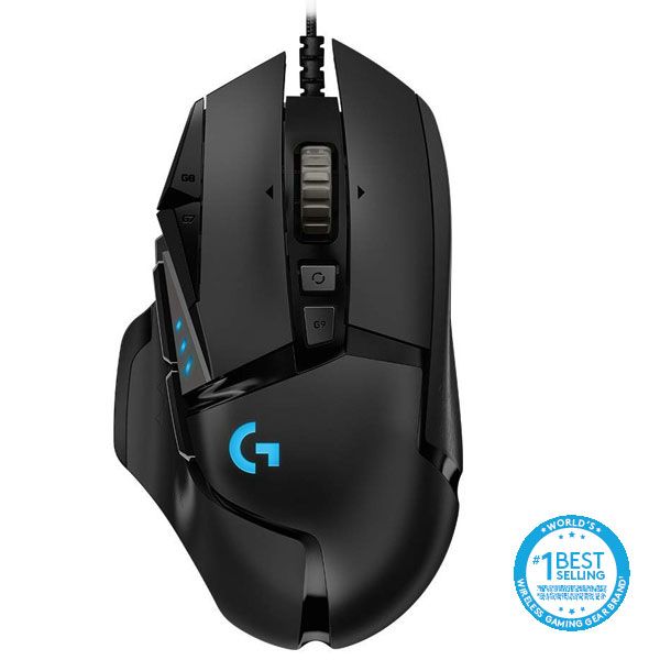 Gamer egér Logitech G502 Hero, fekete Gamer egér Logitech G502 Hero, fekete