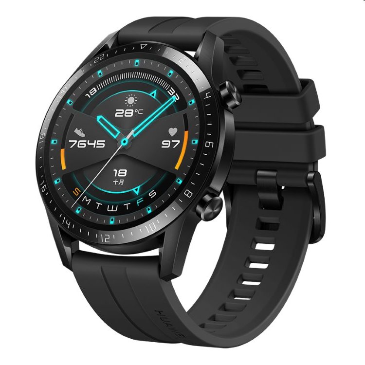 Huawei Watch GT2 Sport, 46mm | Matte Black, C osztály - használt, 12 hónap garancia Huawei Watch GT2 Sport, 46mm | Matte Black, C osztály - használt, 12 hónap garancia