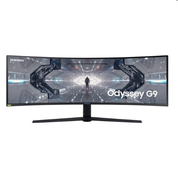 Gamer Monitor Samsung Odyssey G9, 49" DQHD, QLED, 240Hz (LC49G95TSSRXEN)
