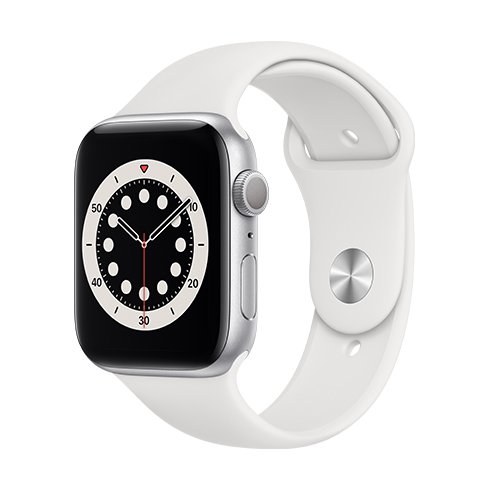 Apple Watch Series 6 GPS, 44mm ezüst, C osztály - használt, 12 hónap garancia Apple Watch Series 6 GPS, 44mm ezüst, C osztály - használt, 12 hónap garancia