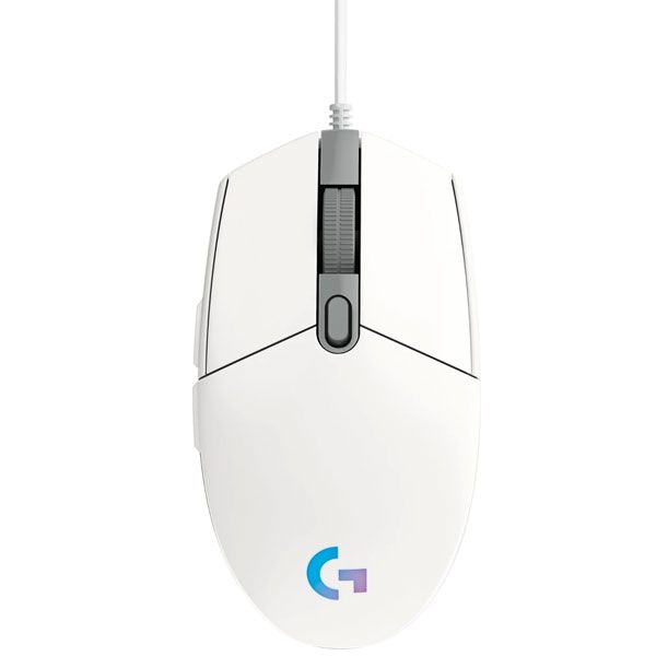 Logitech G203 LIGHTSYNC - gamer egér - fehér